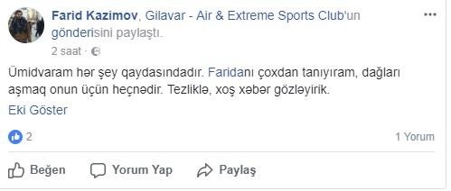 İtkin düşən alpinistlərə xəbərdarlıq edilibmiş - FOTO