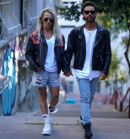 Əməliyyatsız cinsiyyət dəyişdirən Neslihan Doğrusöz sevgilisi ilə qucaqlaşaraq poz verdi