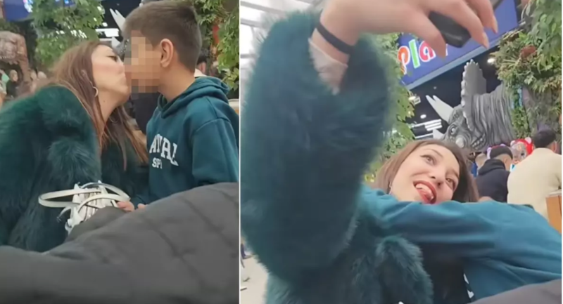 Azyaşlı şagirdinin dodağından öpən qadın müəllim barədə həqiqətlər məlum olub - VİDEO