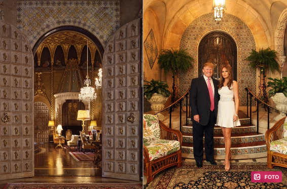 Ağ Ev "qızıla qərq olur": Tramp "Mar-a-Lago" lüksünü prezident iqamətgahına gətirir