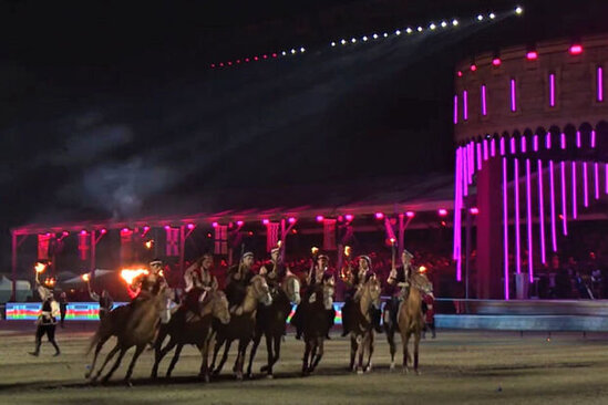 Qarabağ atlarının Britaniyadakı möhtəşəm çıxışının GÖRÜNTÜLƏRİ - VİDEO