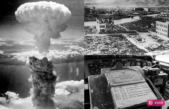 Xirosimaya atom bombasını atan bombardmançının gündəliyi satışa çıxarılıb