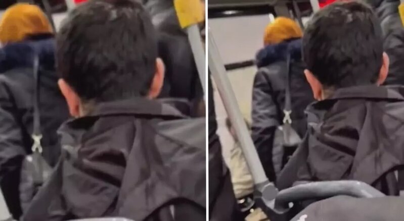 Avtobusda gərgin anlar: qalmaqallı ifadələr etiraz doğurdu - VİDEO