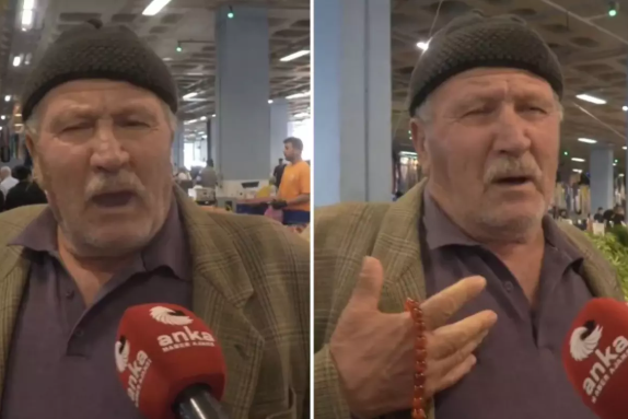 Küçə sorğusunda yaşlı təqaüdçü: "Aylıq 500 min gəlirim var" - VİDEO