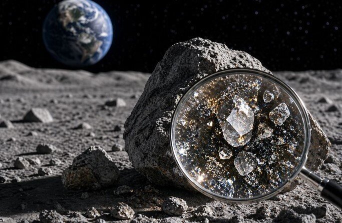 Ayda yeni kəşf: Çinli alimlər 2 yeni mineral tapdı