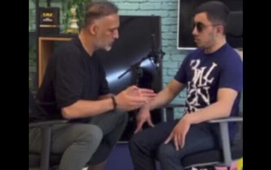 Azər Qarabağ qazisindən üzr istədi - VİDEO