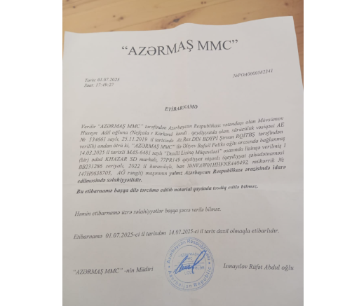 Maşını zədələnən vətəndaş servislə mübahisədə: "Təhvil vermirlər, əlavə pul istəyirlər" - ŞİKAYƏT