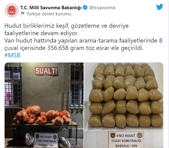 356 kiloqram narkotik vasitə ələ keçirildi - FOTO