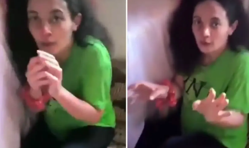 Arvadını döydüyü anları lentə alaraq sosial şəbəkədə paylaşan kişi saxlanılıb - VİDEO