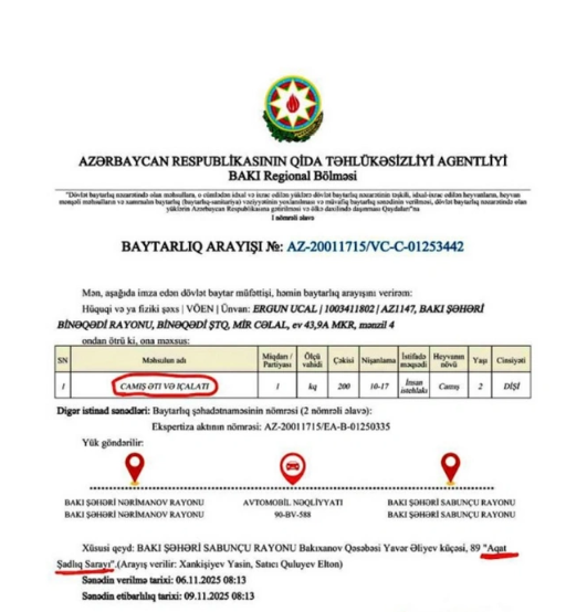 Bakıda məşhur şadlıq evində nöqsanlar aşkarlandı: Müştərilərə camış əti verilirmiş