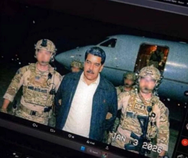 Nikolas Maduronun ABŞ hərbçiləri tərəfindən saxlanılma GÖRÜNTÜSÜ