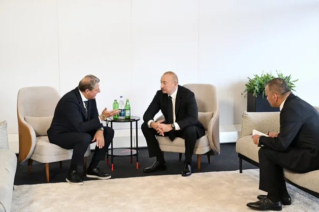 İlham Əliyev Beynəlxalq Xizək və Snoubord Federasiyasının prezidenti ilə görüşüb - FOTO