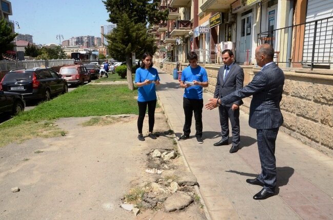 Birgə monitorinqlər Binəqədi rayonunda davam etdirilib