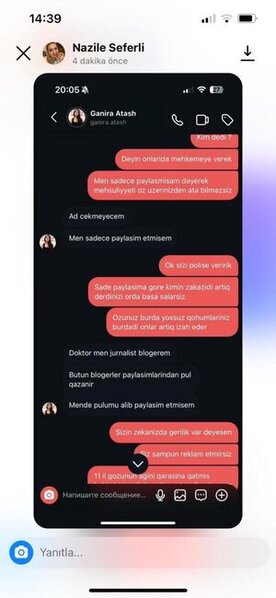 Nazilənin Qənirə ilə bağlı yaydığı yazışmalar saxtadır?