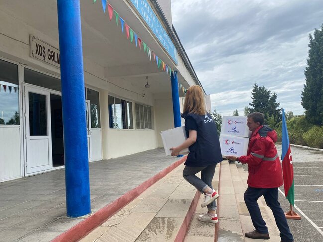 "Avrora" ilə Göygöl və Şabranda məktəbə qayıdış sevinci