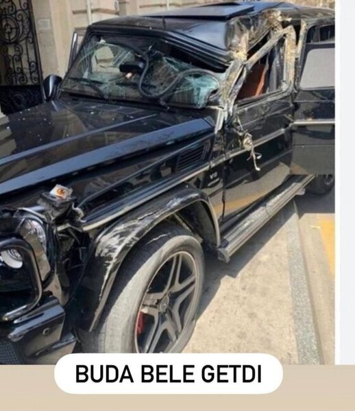Zaur Kamal qəzaya düşdü - Foto