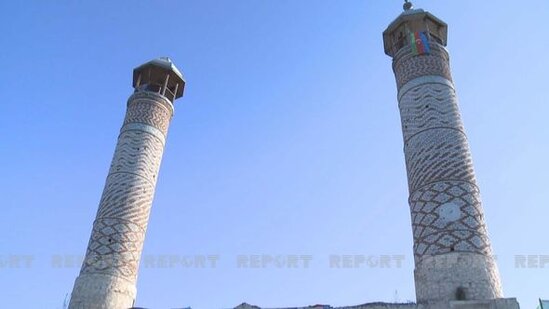 Ağdam Cümə məscidi bərpa edilir - FOTO