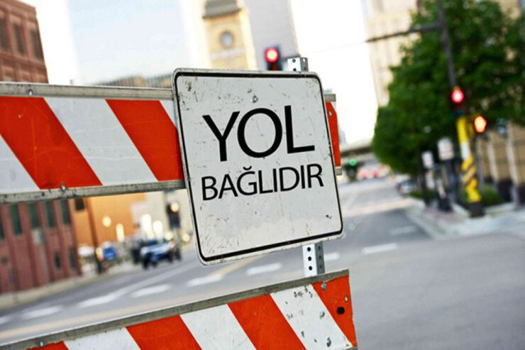 DİQQƏT: Bu yol 8 saat bağlı olacaq