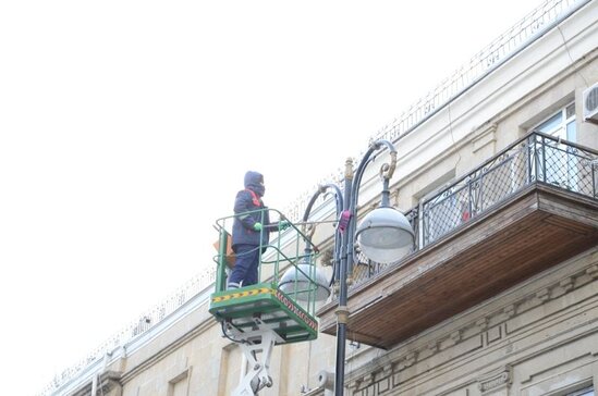 Bakıda 550 küçə dezinfeksiya edildi - FOTO