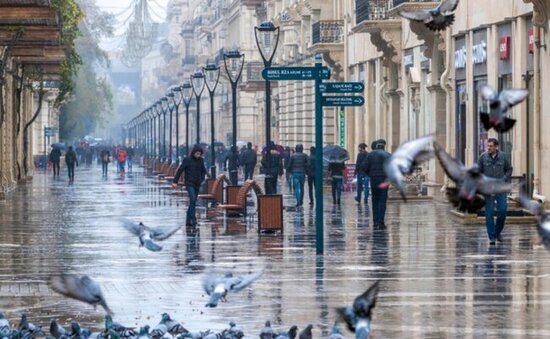 Bakıda intensiv yağış yağacaq, güclü külək əsəcək