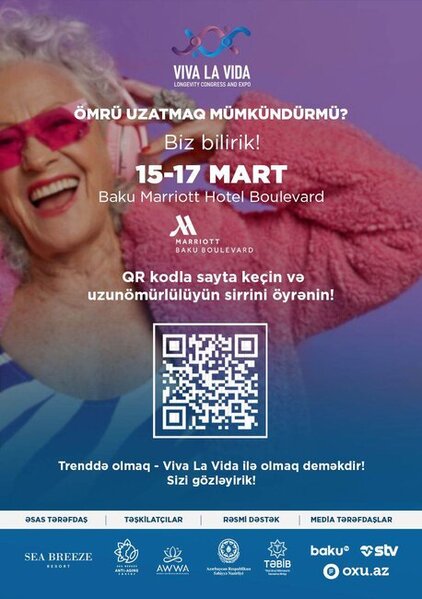 Azərbaycanda ilk dəfə uzunömürlülük üzrə beynəlxalq konqres keçiriləcək