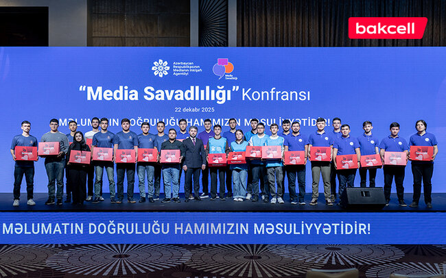 Bakcell-in innovasiya tərəfdaşlığı ilə "Media Savadlılığı" Konfransı baş tutub