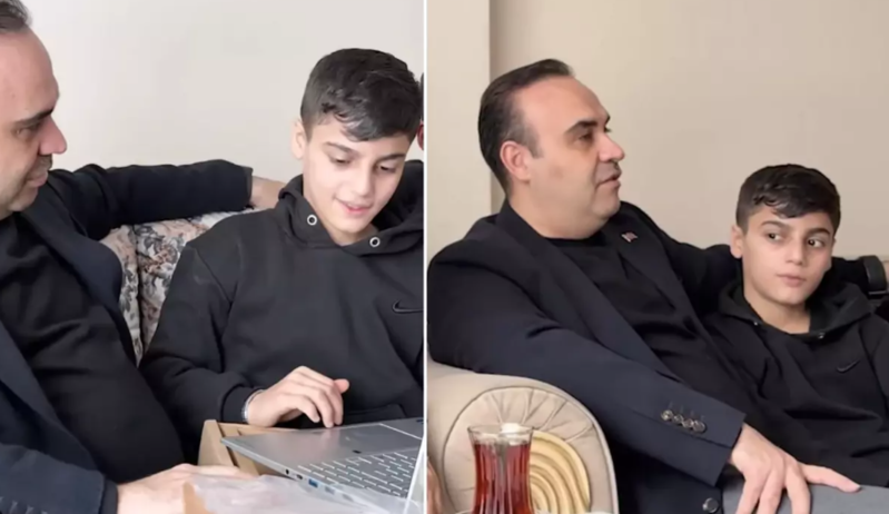 Yolda tapdıqları qızıl dolu çantanı sahibinə qaytaran uşaqlara nazirdən mükafat! - VIDEO