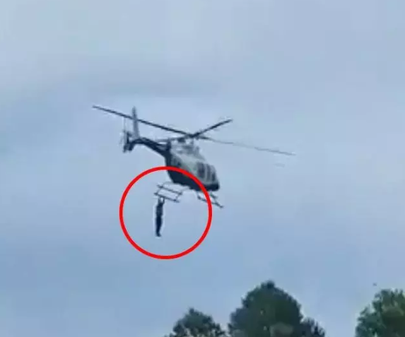 Bəy öz toyundan helikopterlə qaçdı - VİDEO