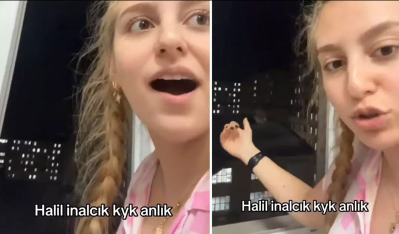 Qız tələbə qarşıdakı oğlan yataqxanasında edilənlərə üsyan etdi!