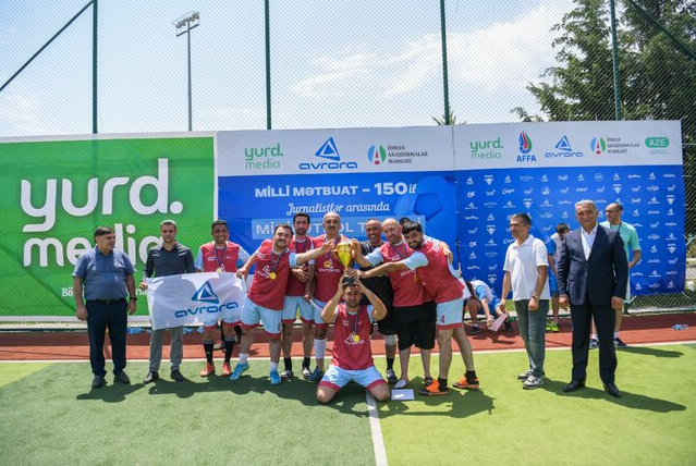 Jurnalistlər arasında keçirilən futbol çempionatının qalibi müəyyən olunub