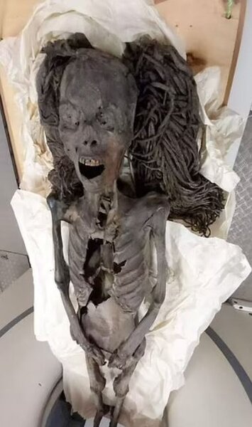 3500 il əvvəl yaşamış "Qışqıran qadın": Orqanları hələ də YERİNDƏDİR - FOTOLAR