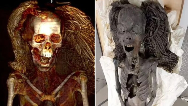 3500 il əvvəl yaşamış "Qışqıran qadın": Orqanları hələ də YERİNDƏDİR - FOTOLAR