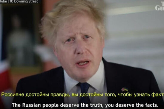 Boris Conson Rusiya əhalisinə rus dilində müraciət etdi - VİDEO