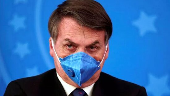 Braziliya Prezidenti maska taxaraq koronavirus üçün "sadə qrip" dedi