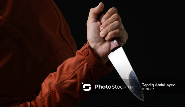 Azərbaycanda atasını bıçaqlayan şəxs saxlanıldı