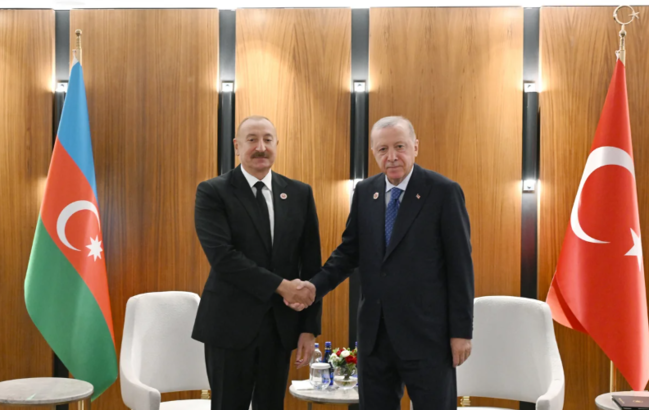İlham Əliyevin Bişkekdə Rəcəb Tayyib Ərdoğanla görüşü olub - FOTO - VİDEO