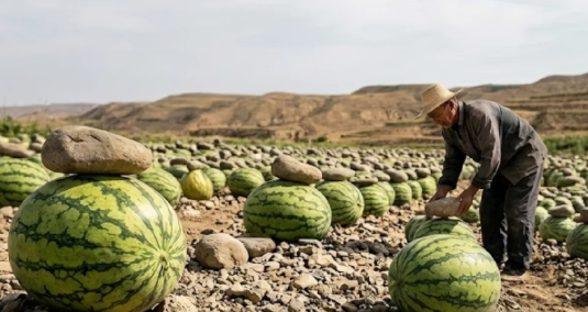 Qarpızın üstünə buna görə daş qoyurlar