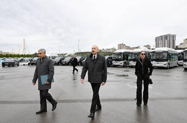 Prezident və xanımı Bakı Olimpiya Stadionunda - Fotolar