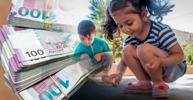 Uşaq pulu ilə bağlı ŞAD XƏBƏR GƏLDİ