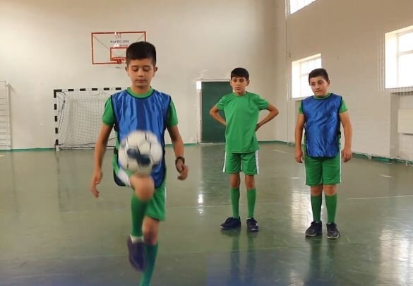 Tovuzda uşaq futboluna xidmət edən layihə - VİDEOREPORTAJ