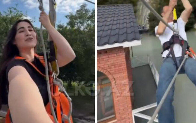 Həmin "zipline"da avqustda da ciddi problem olubmuş - Video