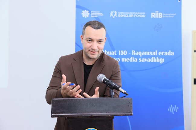 "Milli Mətbuat 150 – Rəqəmsal erada gənclər və media savadlılığı" layihəsi çərçivəsində gənclərlə görüş keçirilib