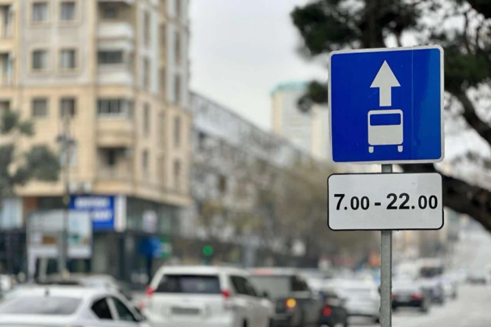 Bakının mərkəzi küçələrinin birində hərəkətin təşkilində dəyişiklik edildi