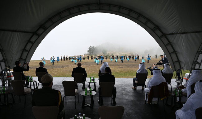 Cıdır düzündə Qarabağ atlarının şousunu izlədilər - Fotolar