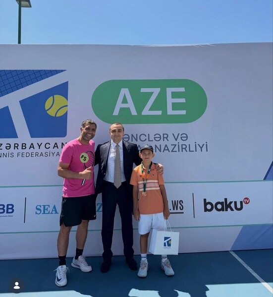 Azərbaycanlı tennisçi Cahangir Aslanov beynəlxalq turnirin qalibi oldu