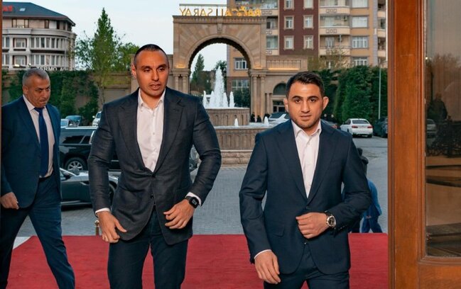 Azər Əliyev Hacı Əliyevin ad günündə - Fotolar