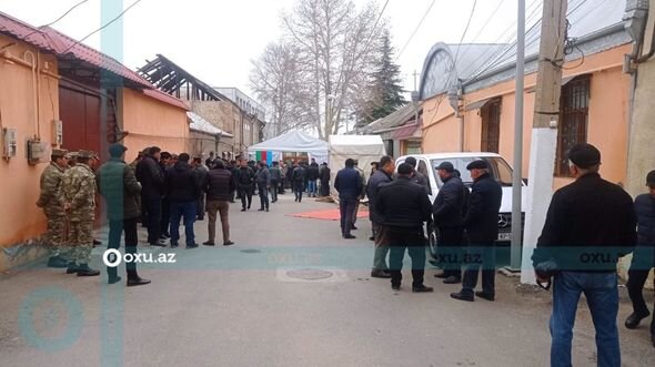 Laçında avtomobil qəzasında həlak olan hərbçimiz Gəncədə dəfn olundu - YENİLƏNİB + FOTO