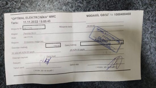 "Optimal Elektronika" müştərilərə qarşı dələduzluq edir?