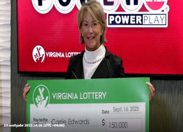 Qadın lotereyadan 150 min dollar uddu, hərəkəti hamını şoka saldı