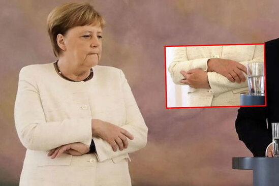Merkel əsməcələrinin səbəbini açıqladı - FOTO/VİDEO